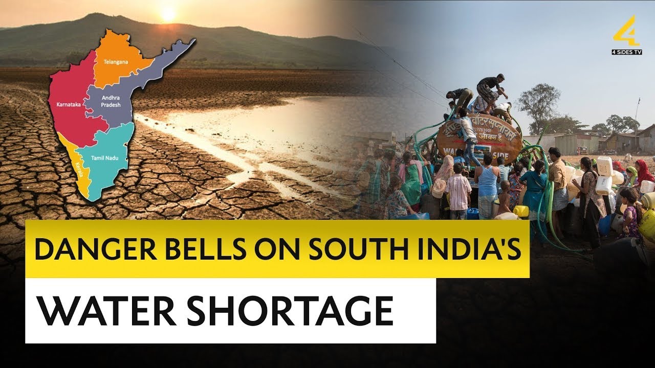 Water Crisis in South India | Danger Bells on South India's Water Shortage | 4Sides Tv English