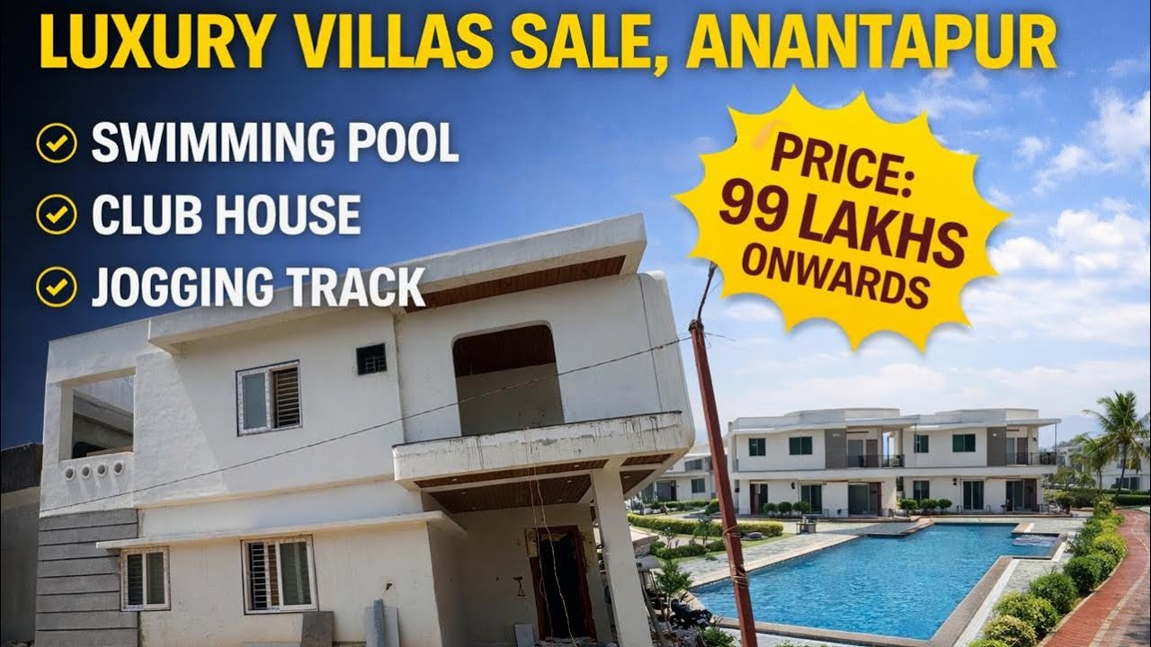 3 BHK LUXURY VILLAS SALE (ANANTAPUR). NEAR BY BUS STAND. MAIL US - AVENUEGROUPREALESTATES@GMAIL.COM