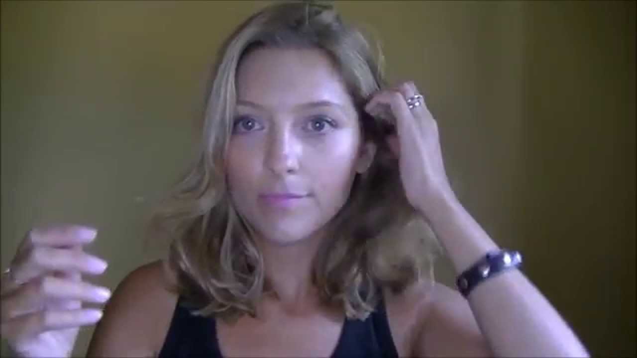 No Heat Beach Waves Medium Length Hair
