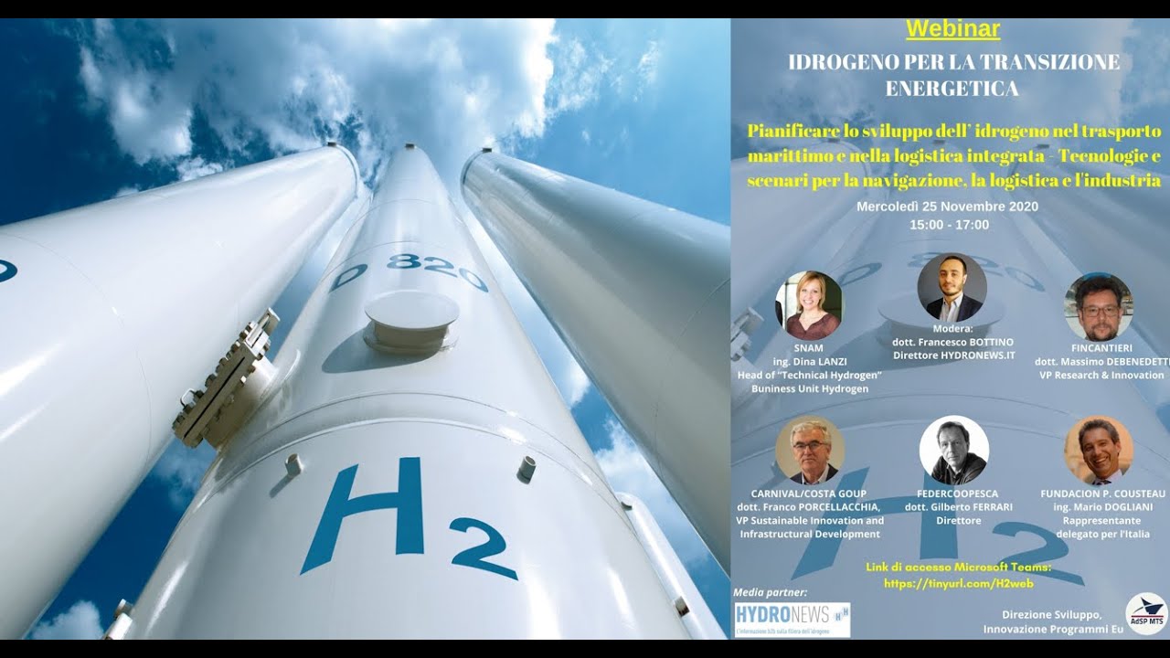 H2 per navigazione, logistica e industria - Mario Dogliani (Fundacion Philippe Costeau)