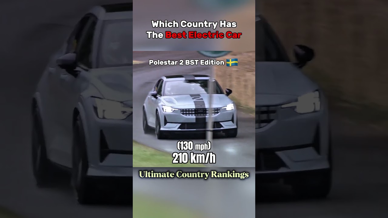 Which Country Has The Best Electric Car? #ranking