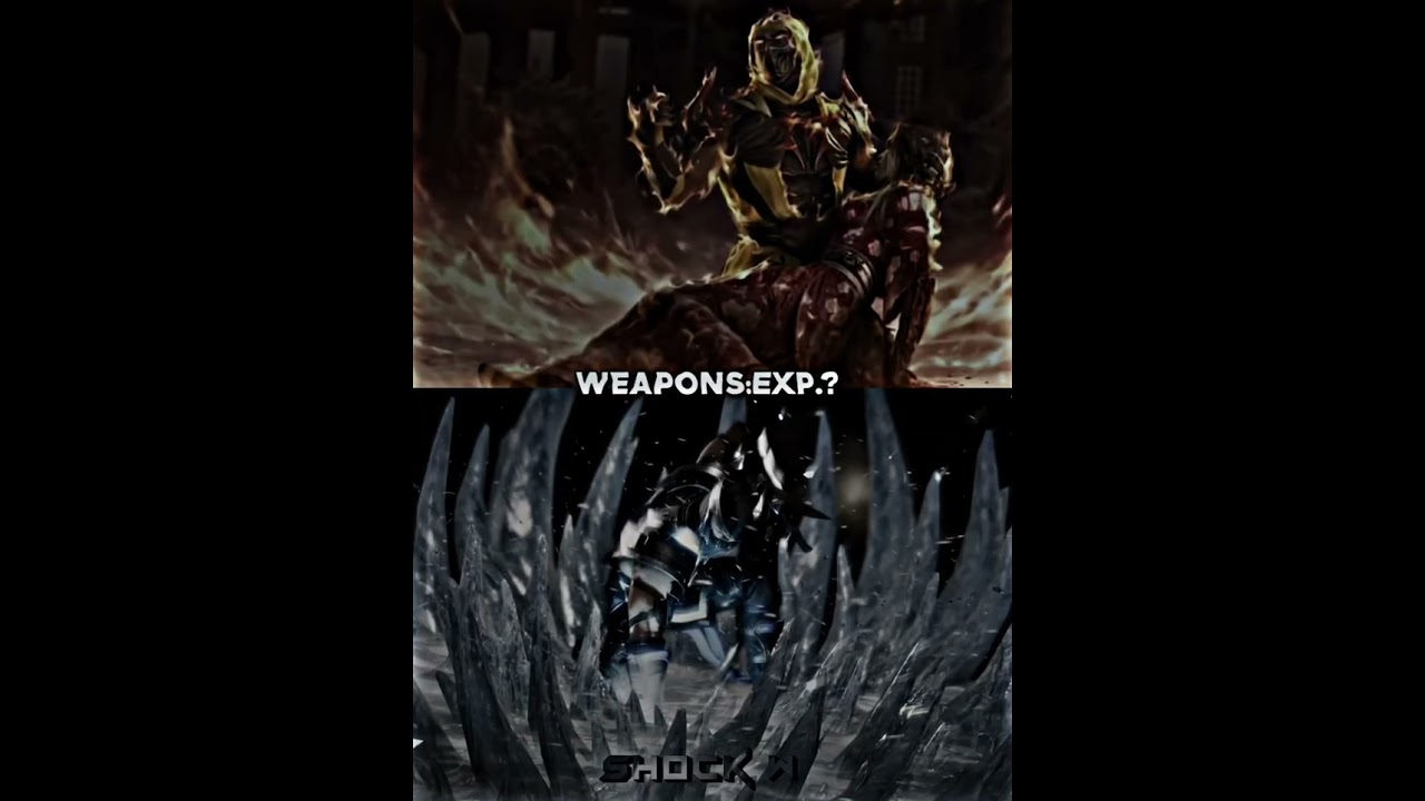 Scorpion (MK-1) Vs. Sub-Zero (MK-11) | #mortalkombat #shorts