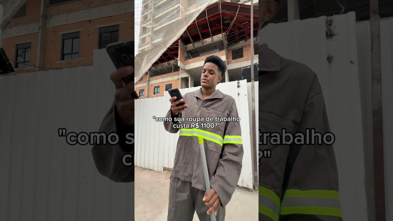 como sua roupa de trabalho custa R$1100?