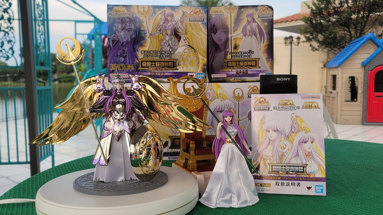 20th Anniversary Goddess Athena & Saori KIDO | Premium Set [Unboxing] | Bandai | Ex Metal Myth Cloth