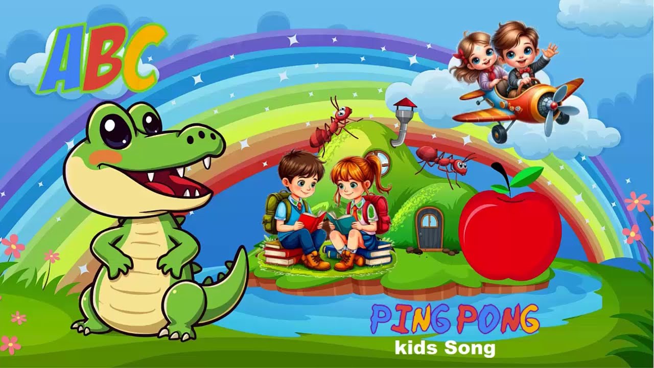 ABC Song | Alphabet Song | ABC for Kids +abc ping pong |  Nursery Rhymes & Baby Songs