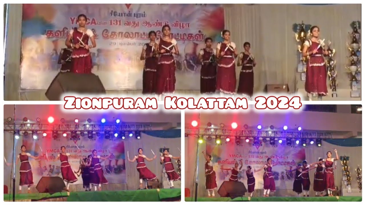 Zionpuram Kolattam_2024#kolattam #dance#csichristian #kanyakumari