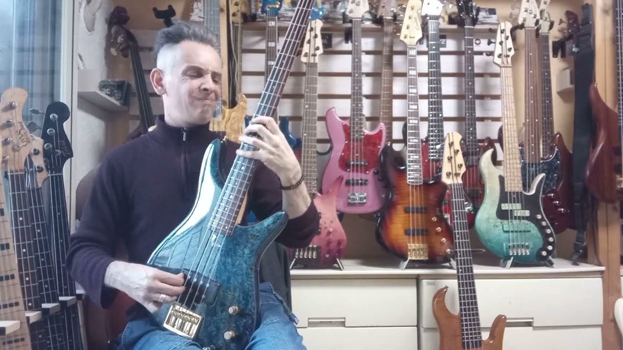 High End JAPANESE BASSES: Sugi NB4C H #soundcheck #bass #bassguitar #musicman #bassplayer #bassist