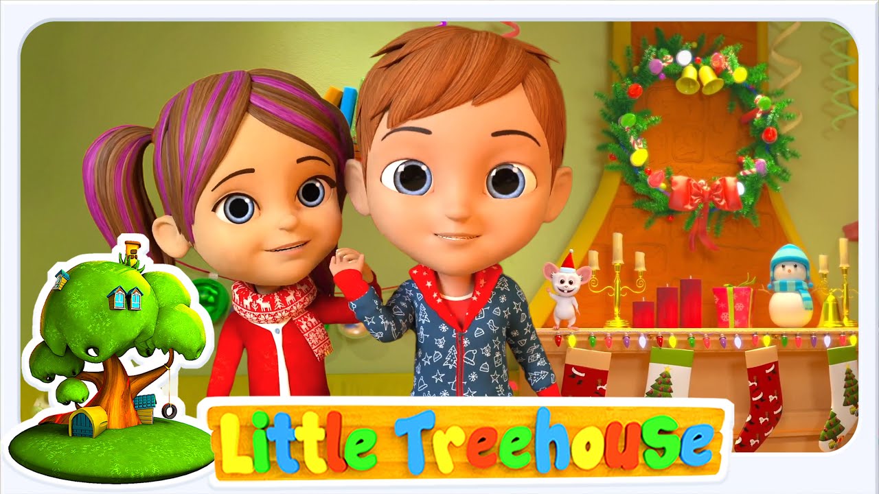 Little Treehouse - ตกแต่งห้องโถง วิดีโอแอนิเมชั่นคริสต์มาสสำหรับเด็ก