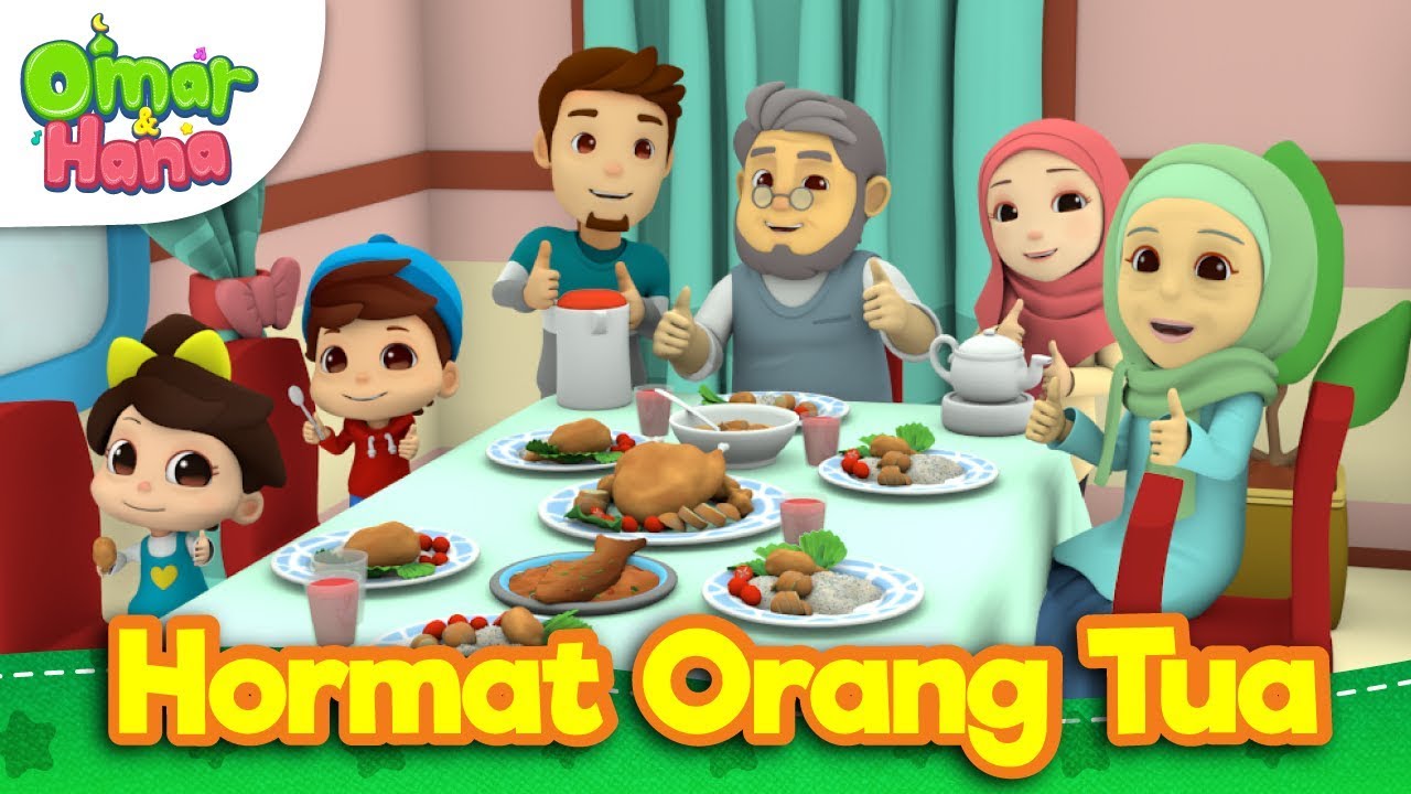 Lagu Kanak-Kanak Islam | Hormati Yang Tua | Omar & Hana