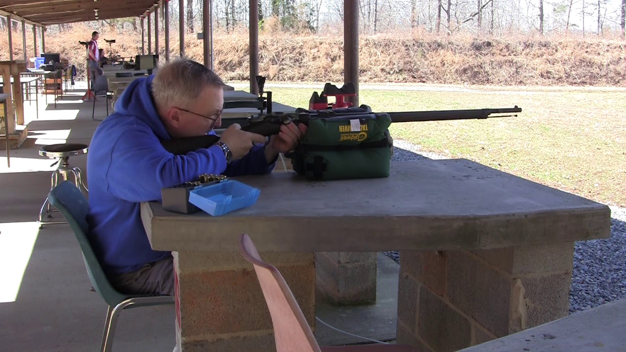 Mle 1866-74 French Gras rifle at 100 yards