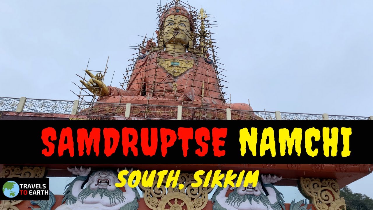 Samdruptse Namchi, South Sikkim - Statue of Guru Padmasambhava