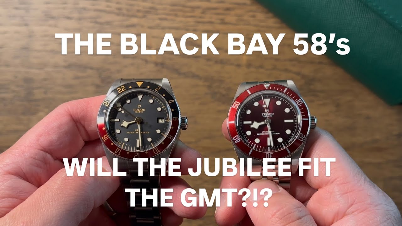 Tudor Black Bay 58 GMT and Burgundy - Will the Jubilee Fit the GMT?!?