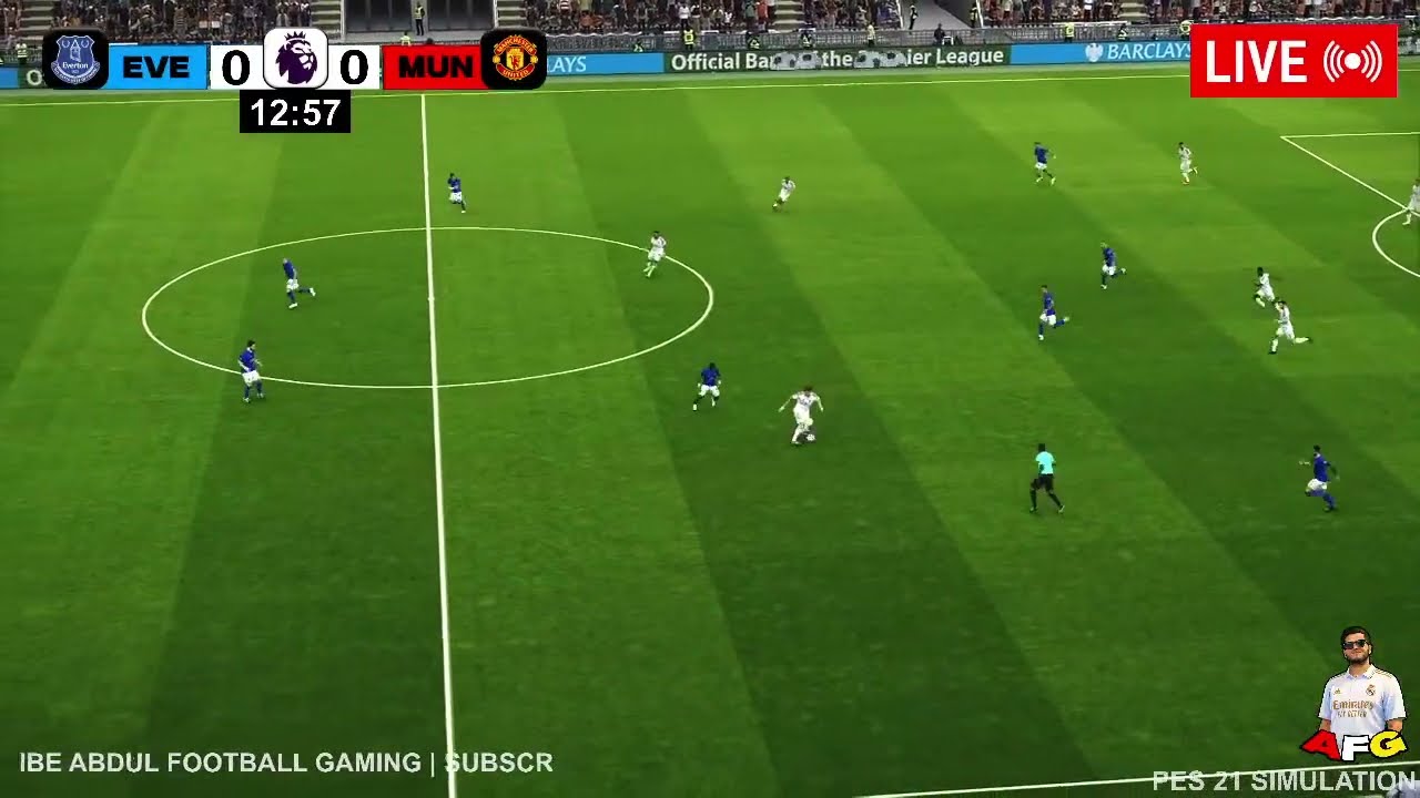[🔴LIVE] Everton vs Manchester United - Premier League 2025/2026 Score & PES 21 Simulation Gameplay