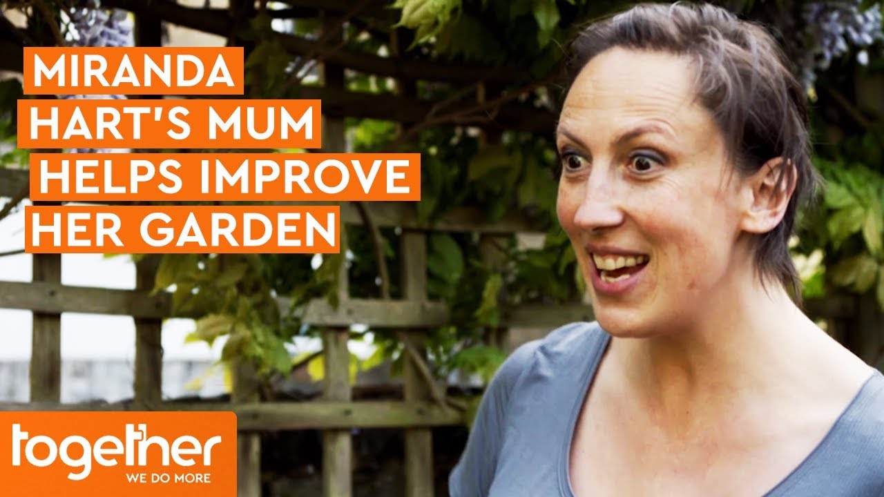 Miranda Hart Attempts To Learn How To Garden With Her Mum!