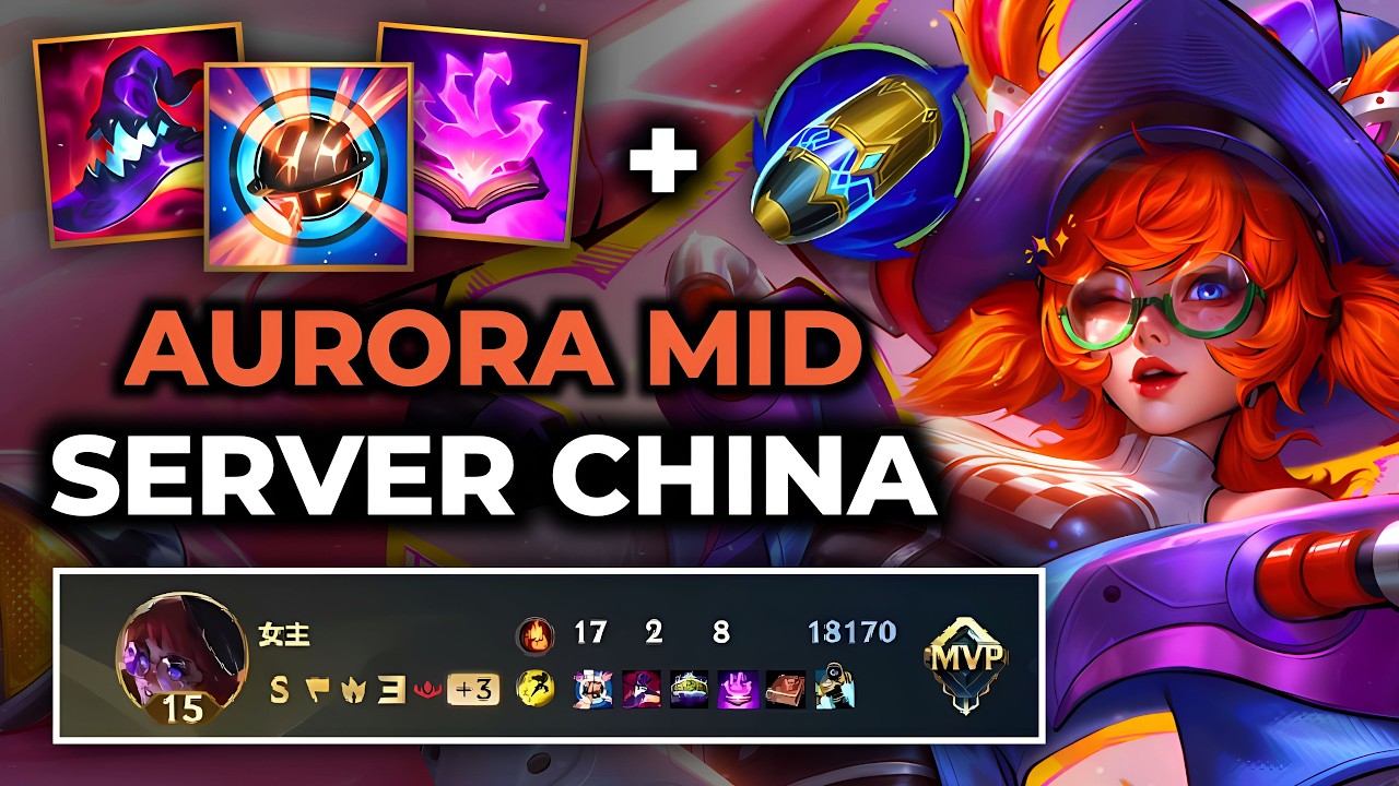 Aurora Wild Rift China - Build Runes Guide Patch 7.1d - Gameplay Aurora Season 21