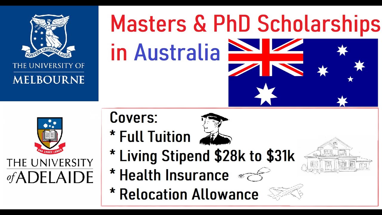 600+ MSc & PhD Scholarships in Australia