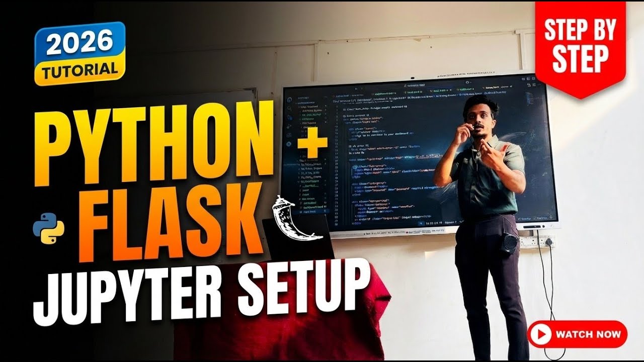 Python + Flask Installation on Jupyter Notebook | Complete Setup Guide 2026