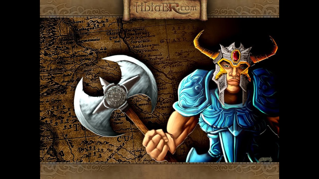 { tibia ao vivo } hunt banuta solo ek 489