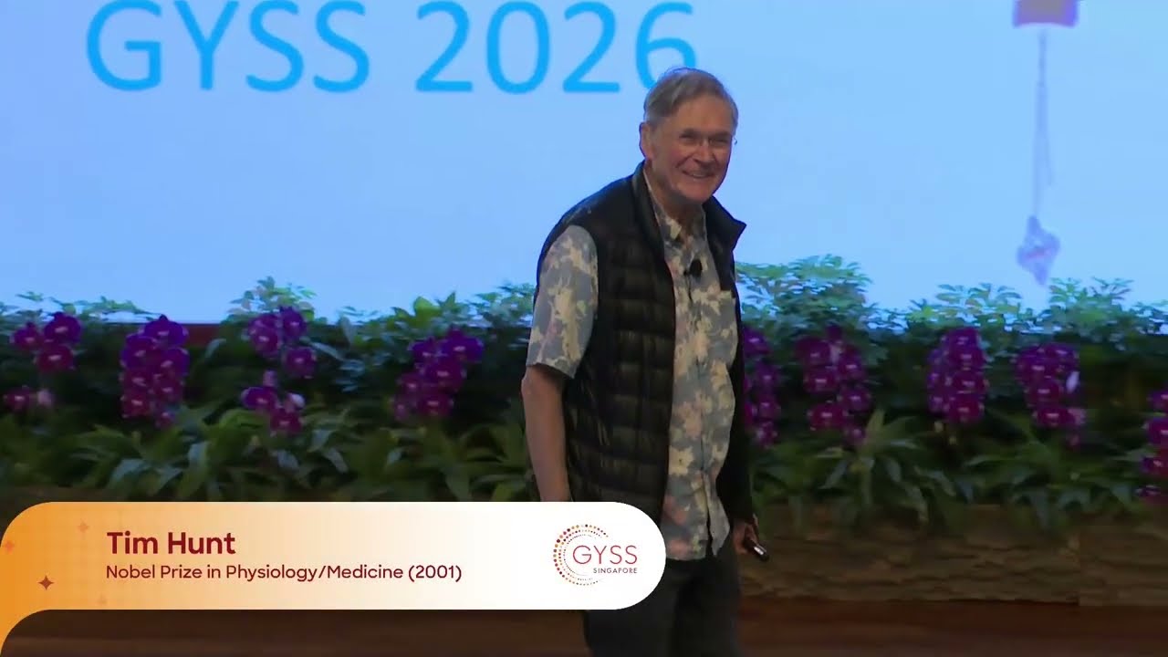 Пленарная лекция сэра Тима Ханта на конференции GYSS 2026.