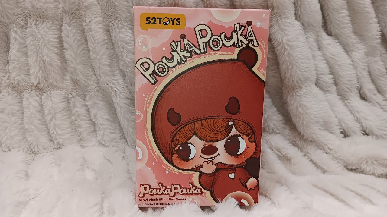 52TOYS Pouka Pouka Series Plush Pendant Blind Box Unboxing My First Genuine Plush Blind Box
