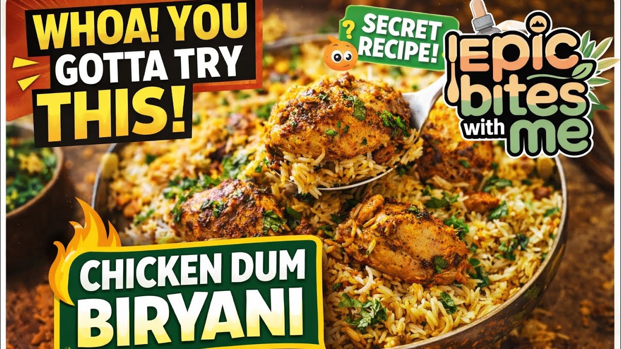 The Secret to Perfect Chicken Dum Biryani | Easy Dum Biryani Recipe