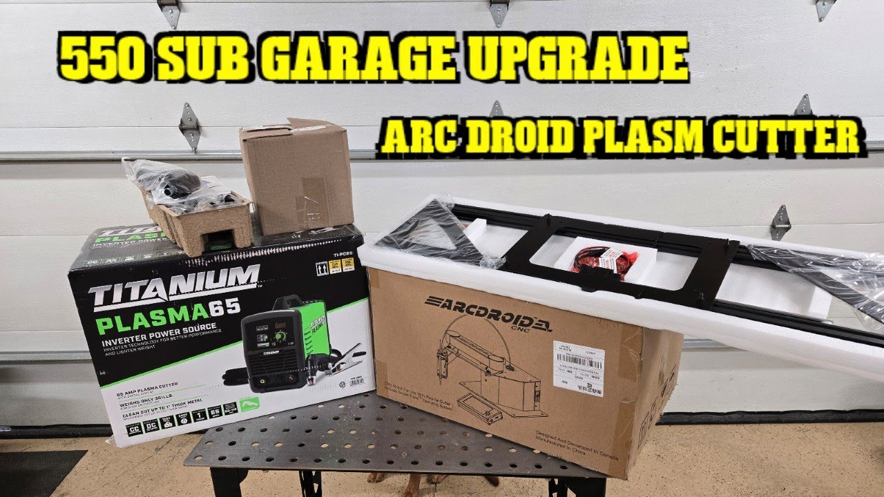 Плазменный резак Arc Droid с титановым плазменным блоком от Harbor Freight. Модернизация гаража н...