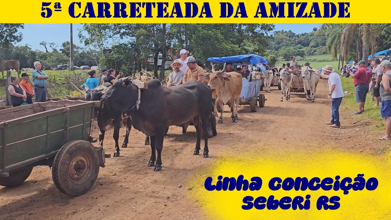 Desfile Dos Carreteiros Na 5ª Carreteada Da Amizade Linha Conceição Seberi