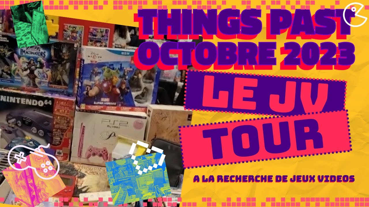 VLOG - Jeux Vidéo TOUR au Things Past 2023 (la brocante geek la plus grande de France)