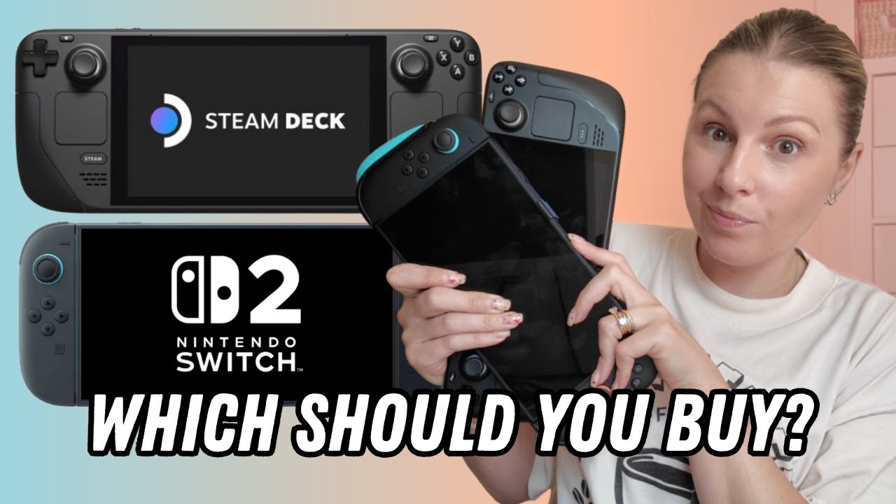 SWITCH 2 vs STEAM DECK – Best for Casual Gamers? LCD Display Compared! (UK Review)
