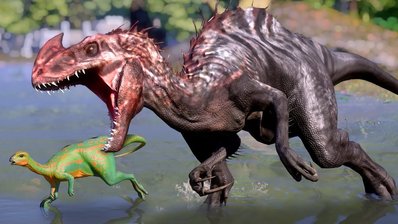 Jurassic World Evolution: MODDED BATTLE ROYALE!!! - ALL DINOSAURS! | Jurassic World Evolution | HD