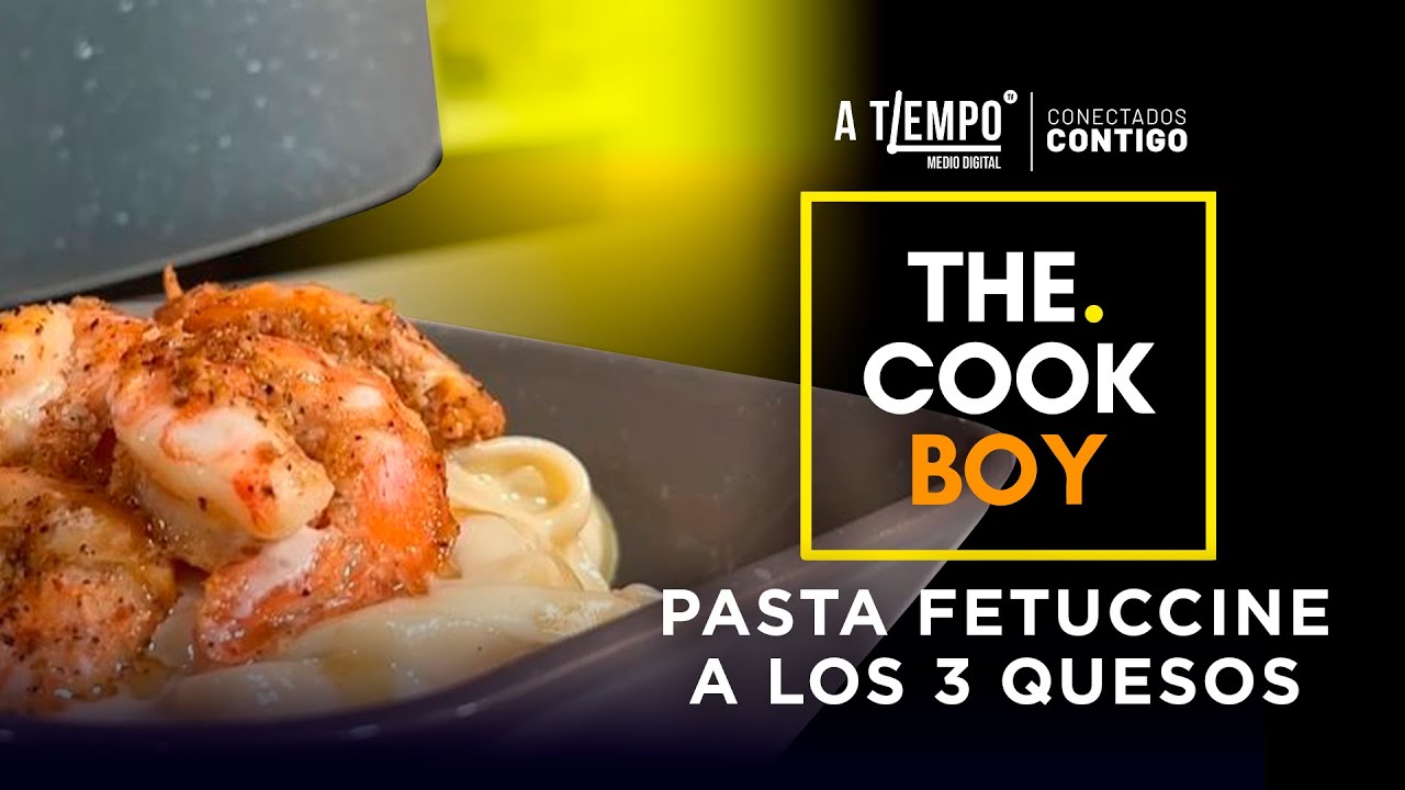 The cook boy | Pasta fetuccine a los 3 quesos