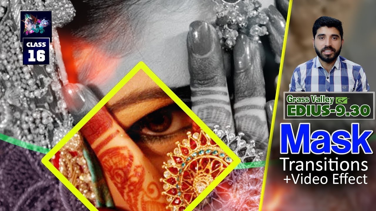 Custom Transition & Video Effects Using Mask Tool Edius 9.52 | Class 16 | Film Editing School