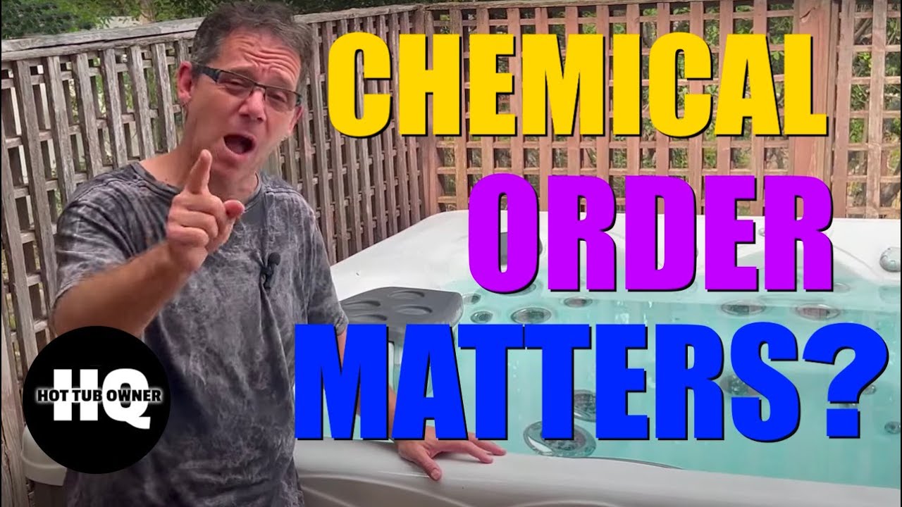 What Order to Add Hot Tub Chemicals (And Why It Matters)