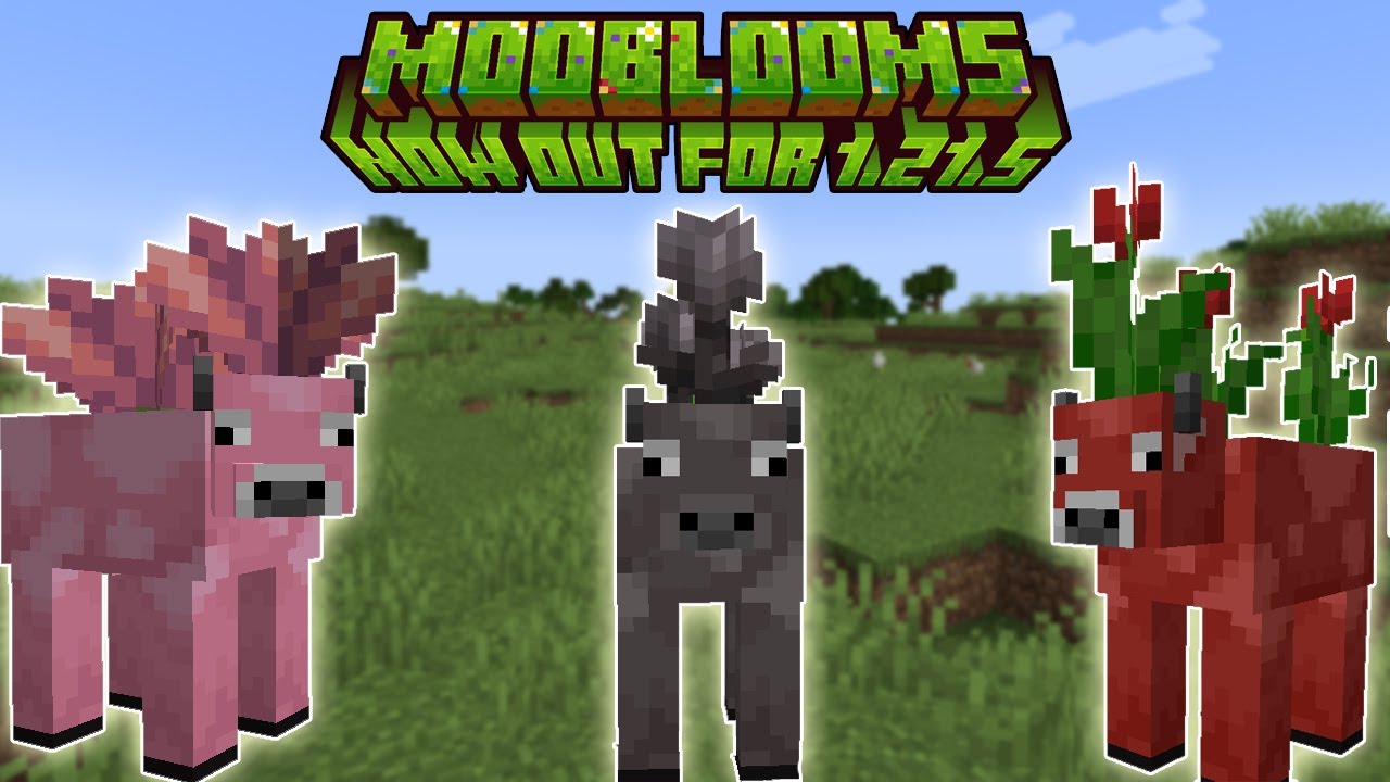We Added Mooblooms to Minecraft 1.21.5 (Spring to life Update)