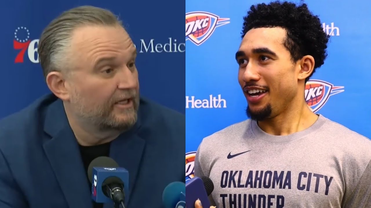 Jared McCain reacts to Daryl Morey saying they sold high on him with trade to OKC
