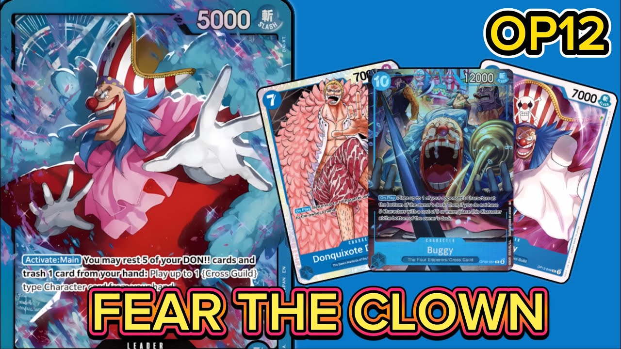 Don't Sleep On Buggy in OP12! | ONE PIECE TCG DECK LIST AND GAMEPLAY