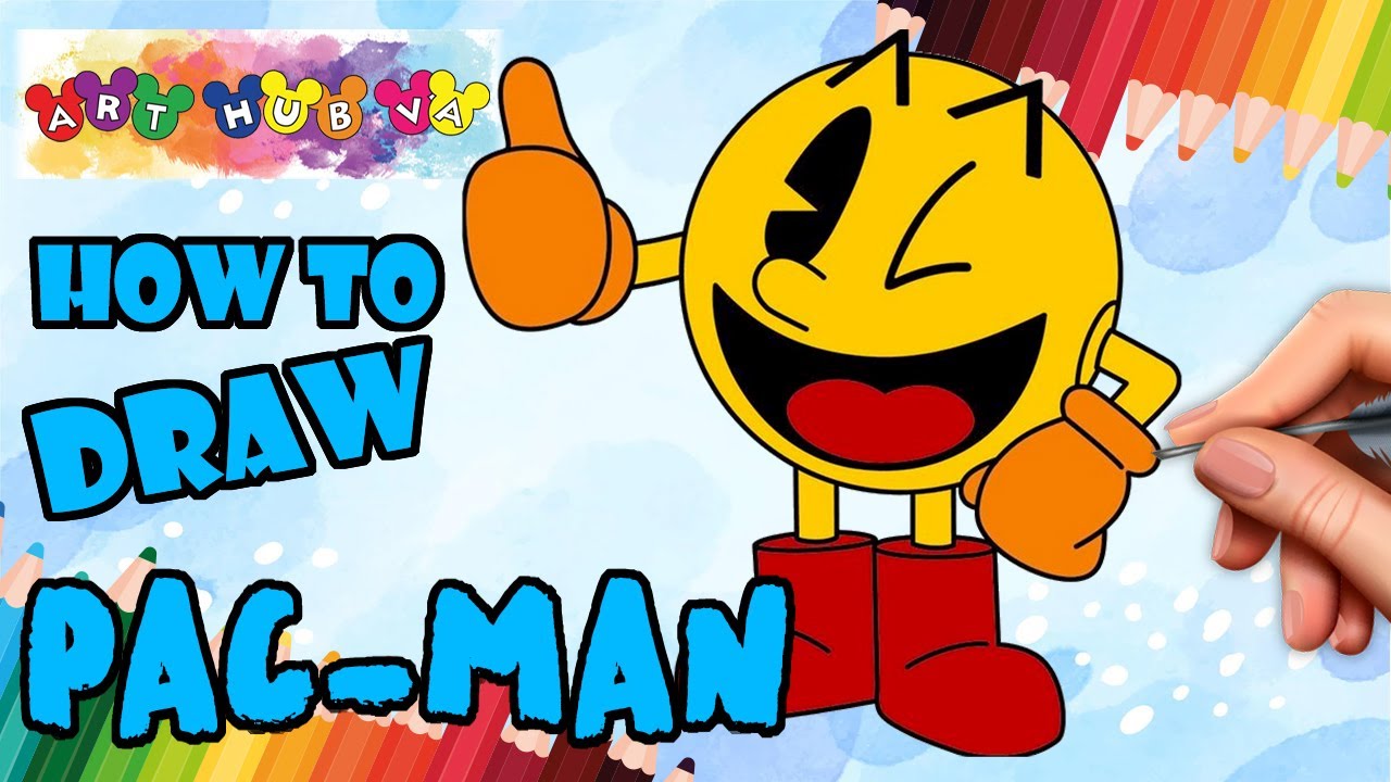 How to Draw PAC-MAN | Art Hub VA #7