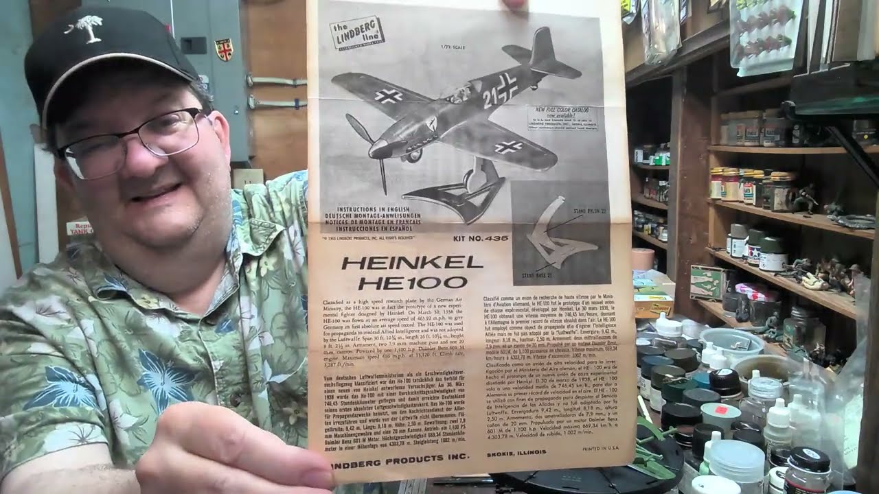 Model Building - Heinkel He 100 by Lindberg