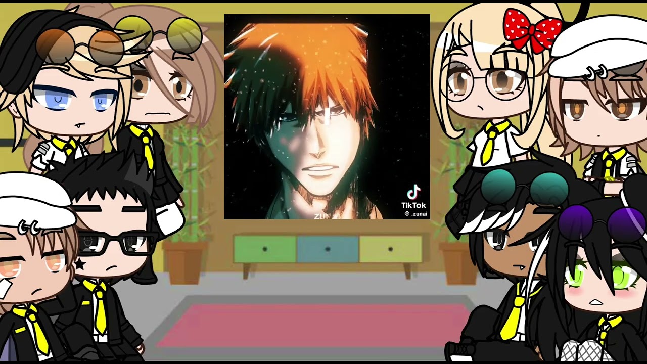 Реакция старшеклассников Рафи на то, что Рафи станет Ичиго в будущем 《Gacha Club x Bleach》(Zero_A...