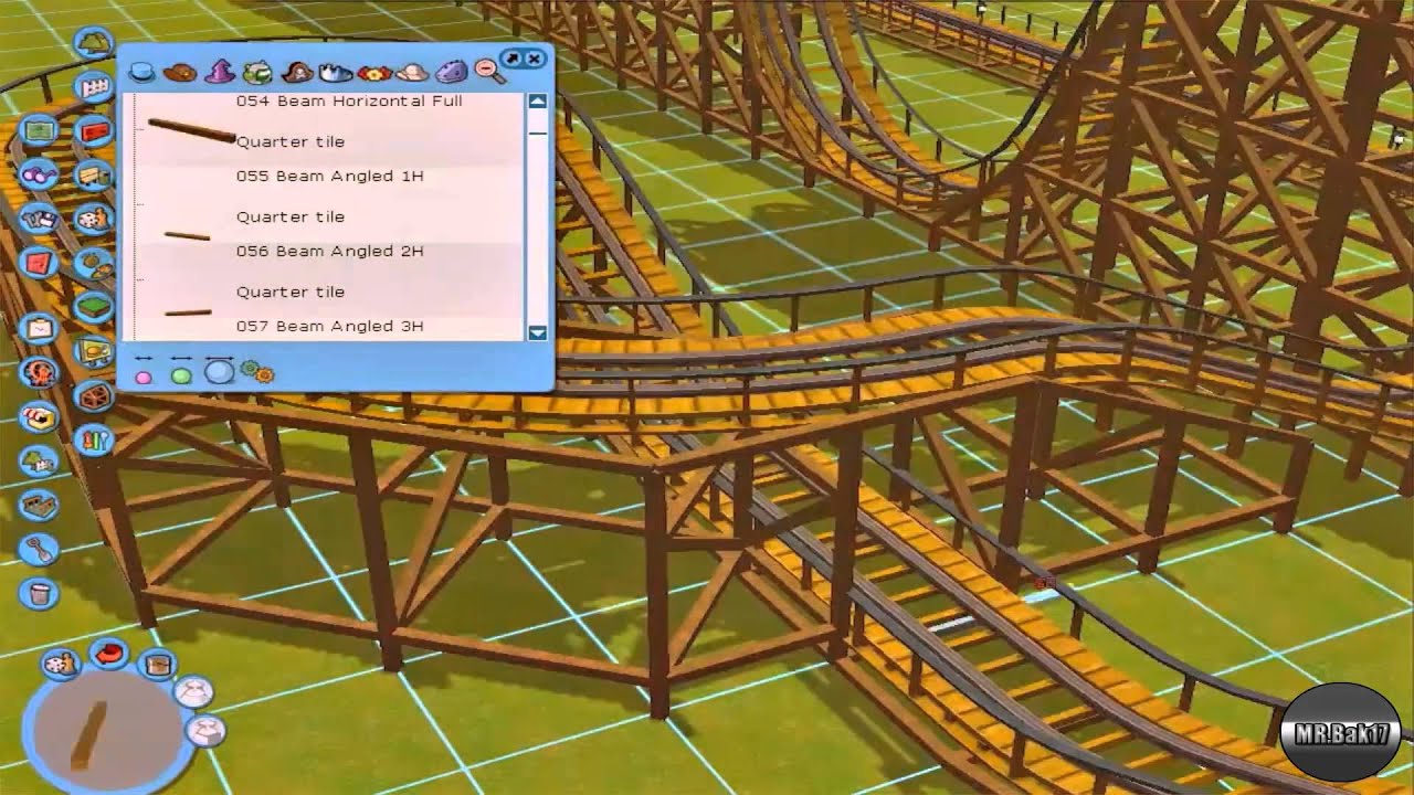 How to make a good wooden coaster in RCT3