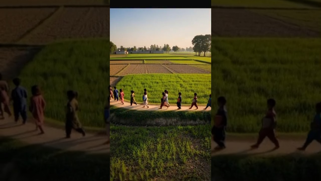 The Beauty of Rural Life Of Punjab⚘️🌴🌳🌻