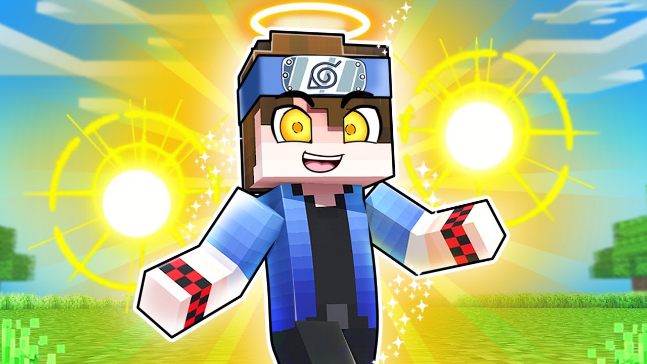 O dEUS da LUZ no NARUTO Minecraft !