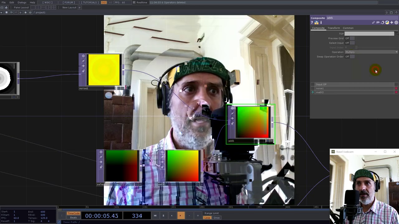 Математика UV в Touchdesigner