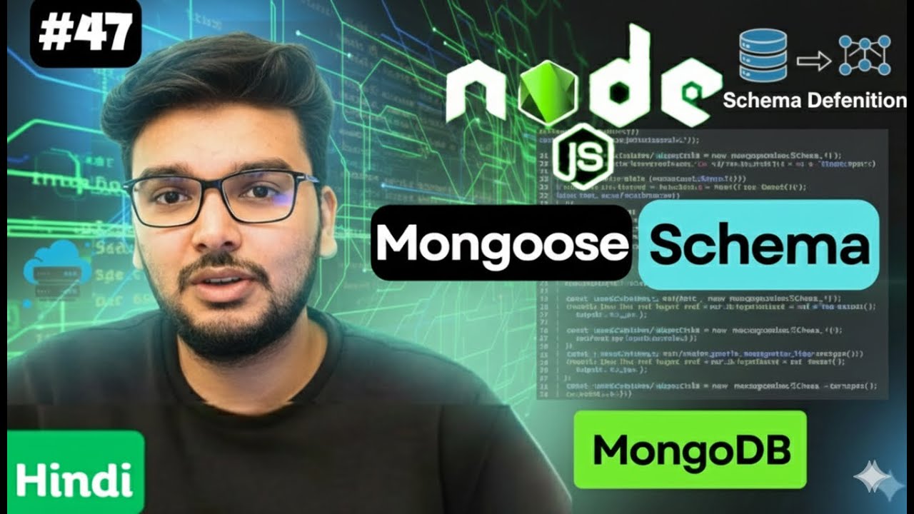Mongoose Schema in Node.js Explained 🔥 Beginner to Pro| Node.js Backend Development