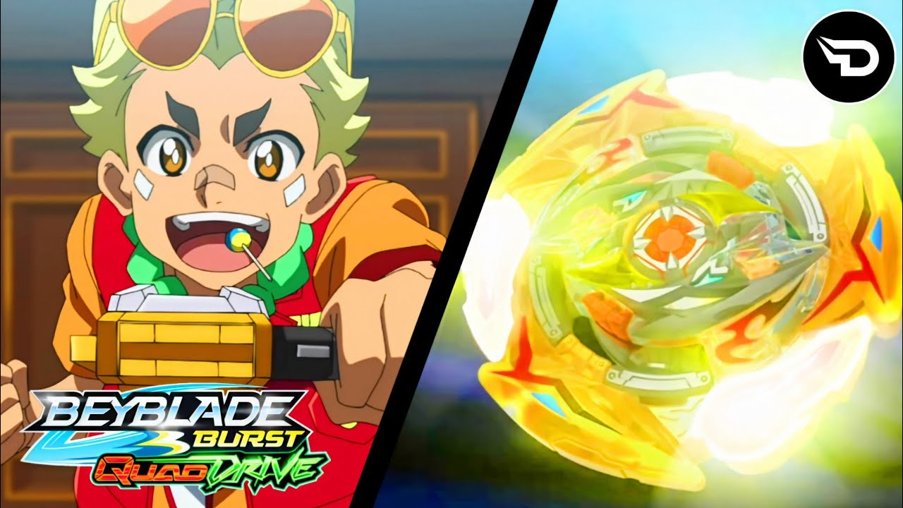 (ENGLISH DUB) BEYBLADE BURST QUADDRIVE EPISODE 02 - BEL DAIZORA VS RANZO KIYAMA! RIP OF ROKTAVATOR!