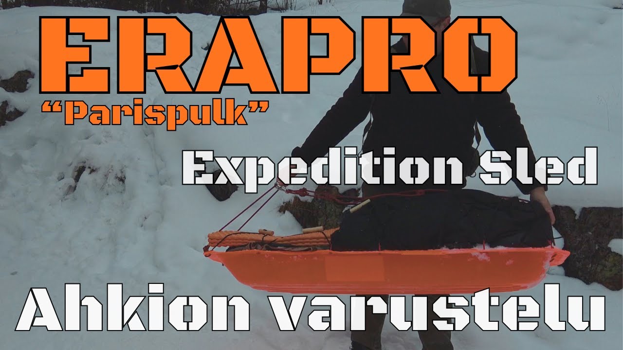 Paris-pulkan varustelu vaelluskäyttöön | ERAPRO 960 Expedition Sled