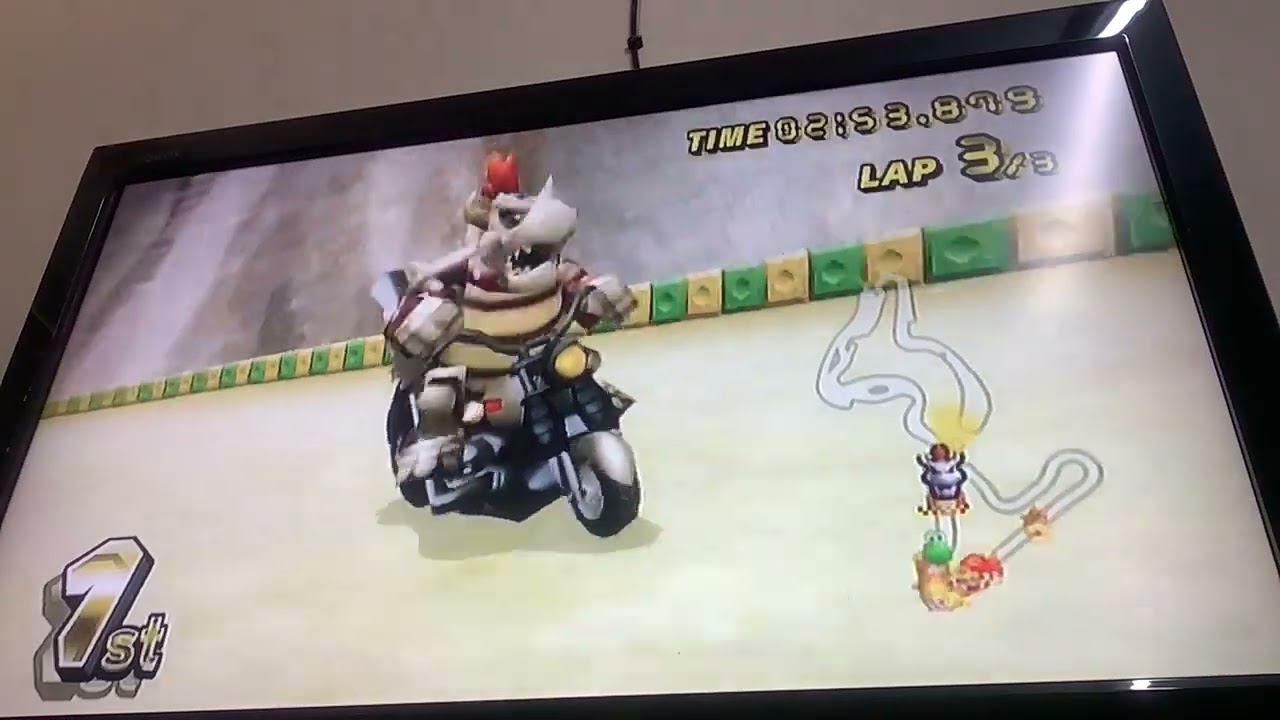 Mario Kart Wii 150CC Star Cup Dry Bowser Wario Bike