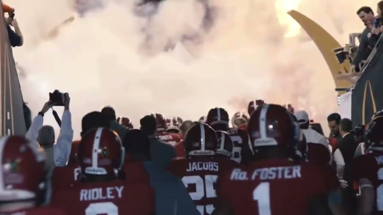 New Alabama Football Star Wars Entrance - 2022