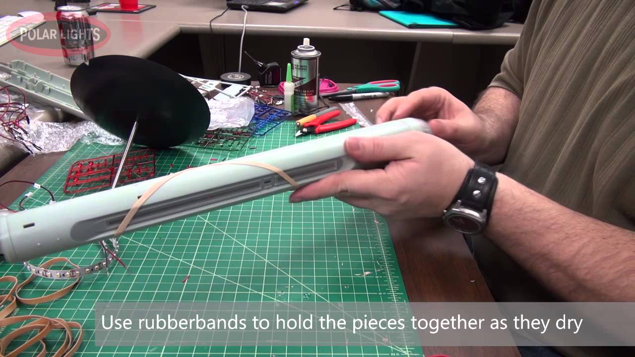 1:350 Scale Enterprise Model Light Kit Installation