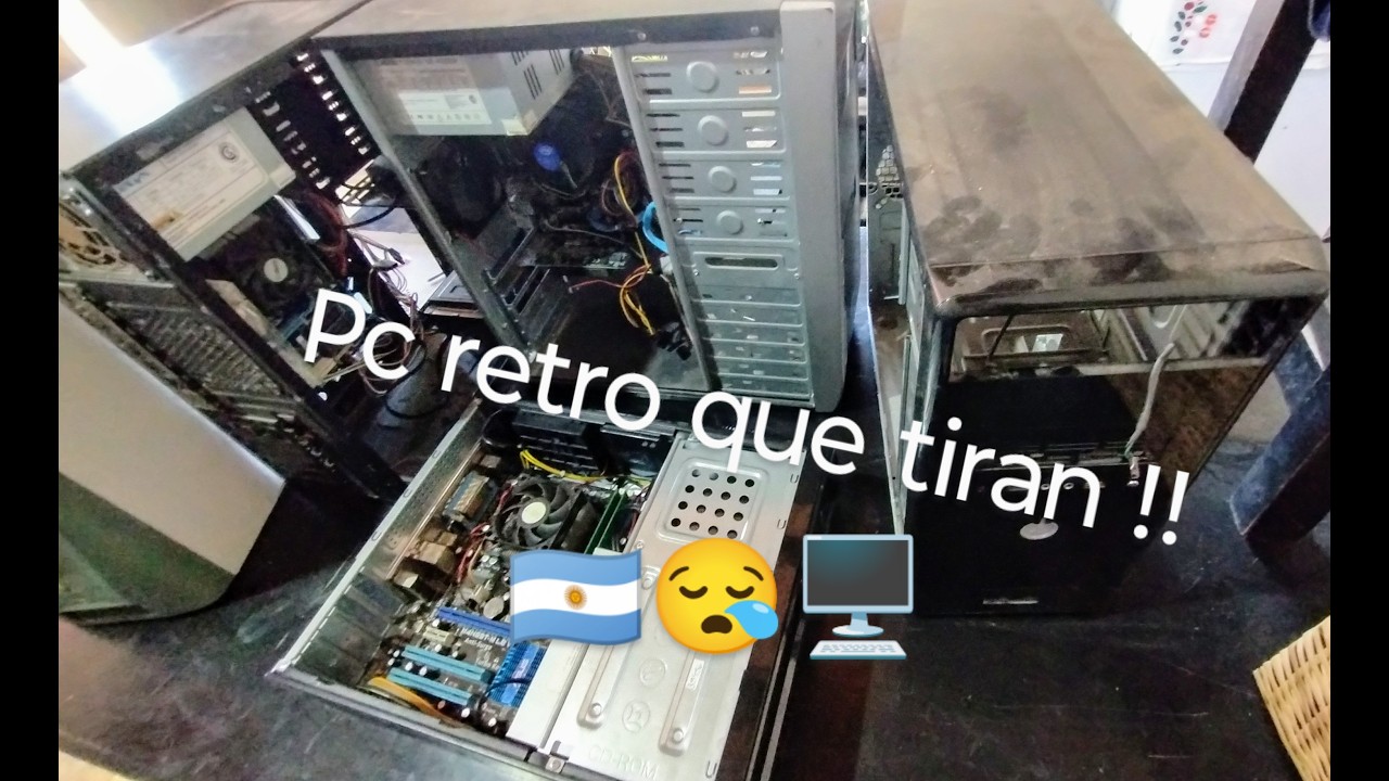 PC Retro rescatadas de la basura #retro #pc #pcgaming 🖥️😮